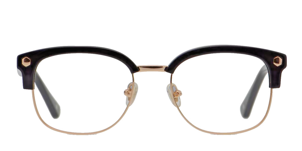 MUSE 35-002040 BLACK ROSE GOLD EYEGLASSES FRAMES 49-18-140